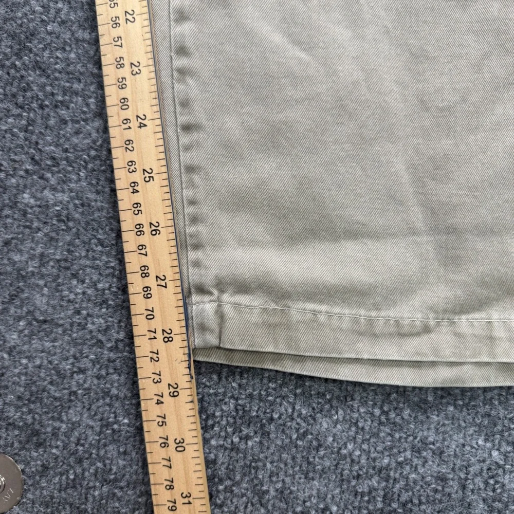 Wrangler Carpenter Pants Mens 36x34 Khaki Tan 28 Inseam Utility Workwear Denim